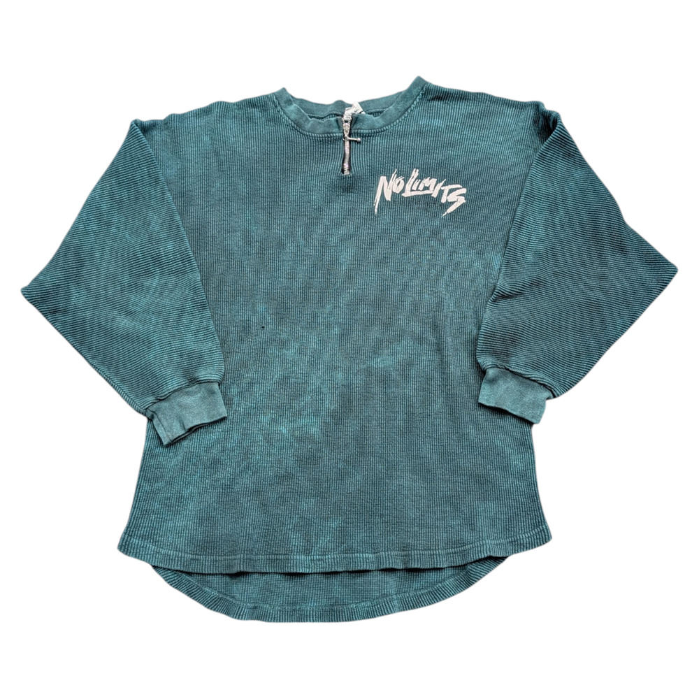 90s No Limits Pullover Thermal Knit Shirt